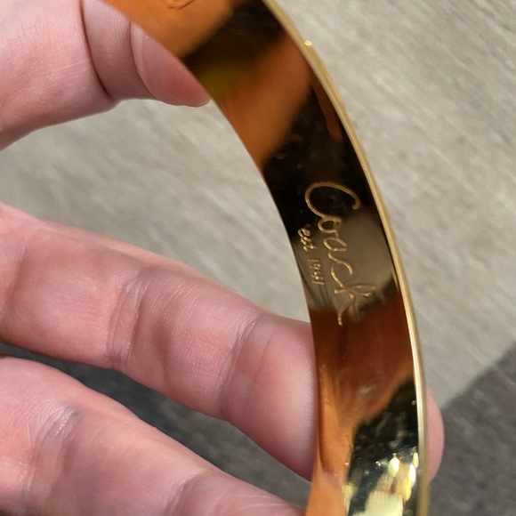 Coach Multicolor Enamel Bracelet with Gold Accents - Picture 3 of 5